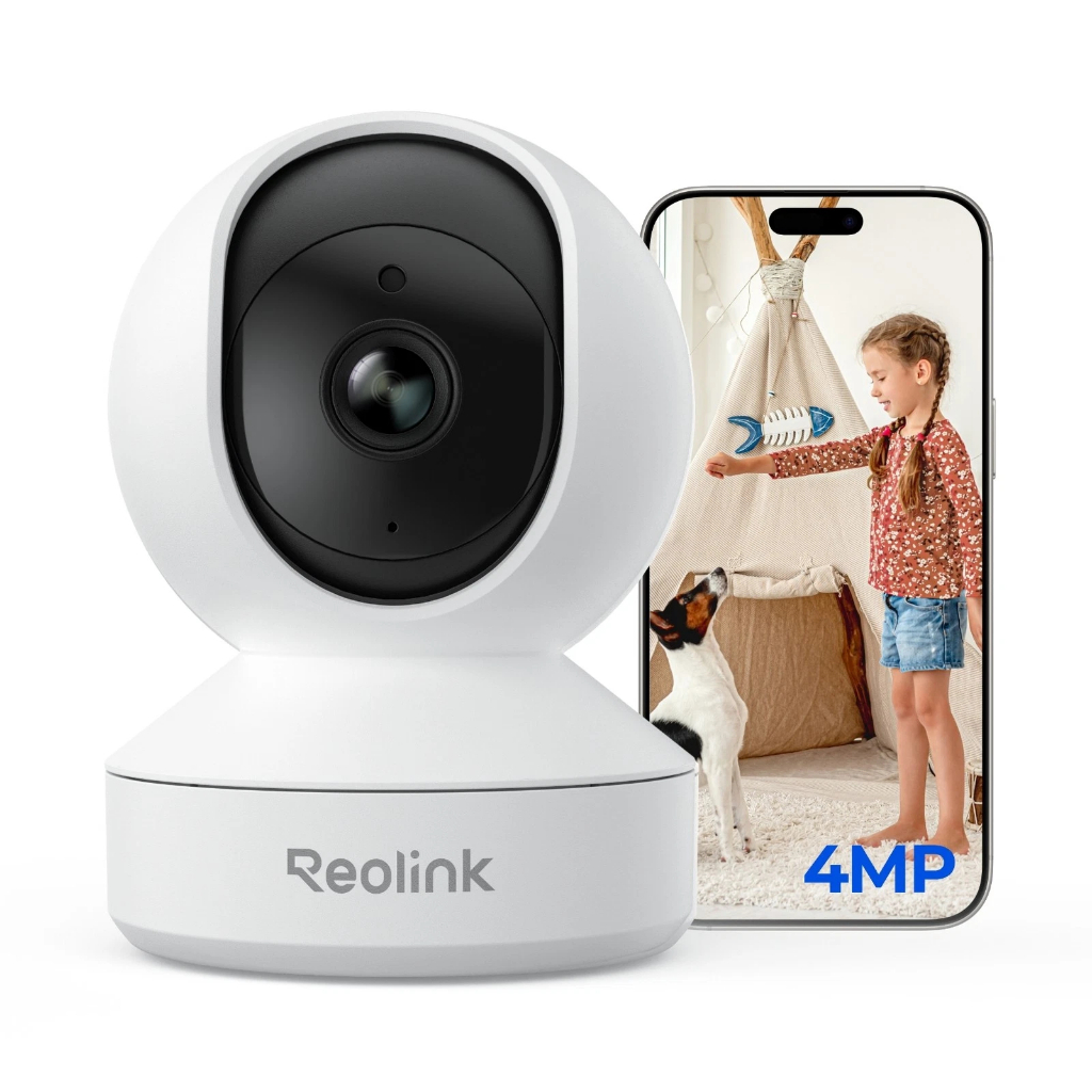 REOLINK 2K 4MP กล้องรักษาความปลอดภัยในร่ม Plug-in 2.4G WiFi ไร้สายสําหรับทารก/สัตว์เลี้ยง Monitor พร