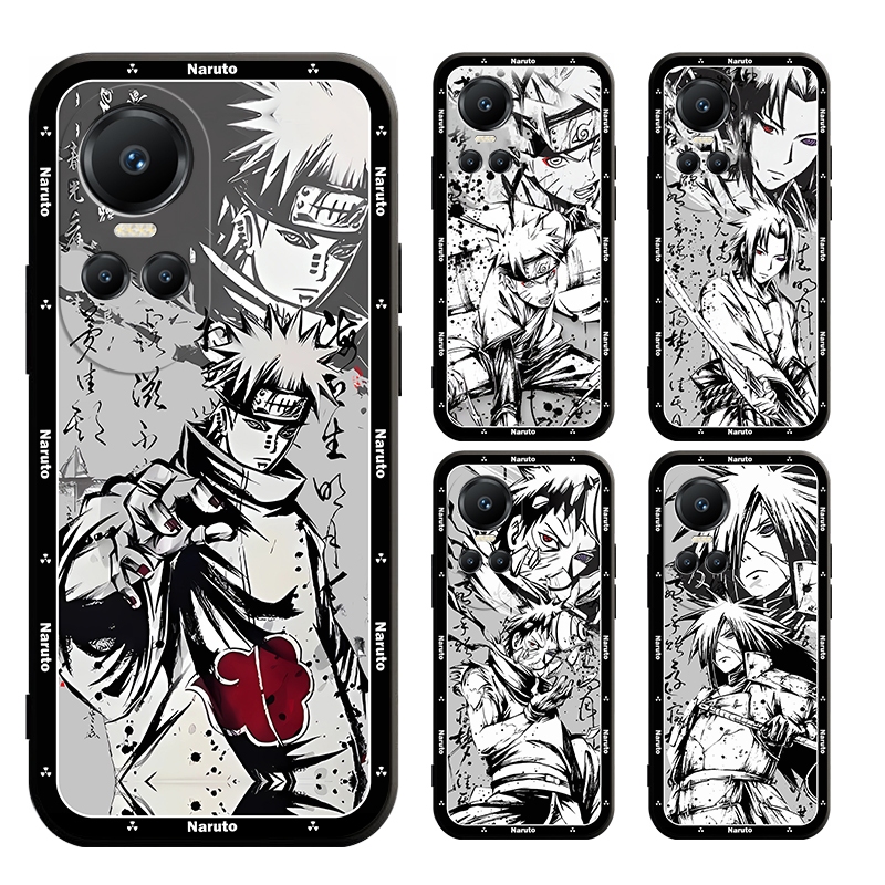 สําหรับ OPPO RENO 4 5 6 7 8 5Z 6Z 7Z 8Z PRO PLUS Naruto Sasuke ปลอก Soft Case Cover