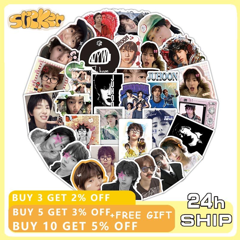 51PCS เด็กเกาหลี Group Cortis Juhoon สติกเกอร์แฟนของขวัญ DIY แล็ปท็อปโทรศัพท์กีตาร์สติกเกอร์กันน้ํา
