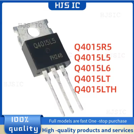 5PCS ใหม่ 100% คุณภาพ Q4015LT Q4015L5 Q4015LTH Q4015R5 Q4015L6 TO-220 อิเล็กทรอนิกส์ส่วนประกอบทรานซิ