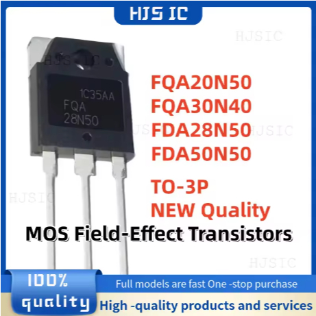 5PCS 100% ยี่ห้อใหม่ FQA20N50 FQA30N40 FDA28N50 FDA50N50 FQA 20N50 30N40 FDA 28N50 TO-3P MOS Field-E