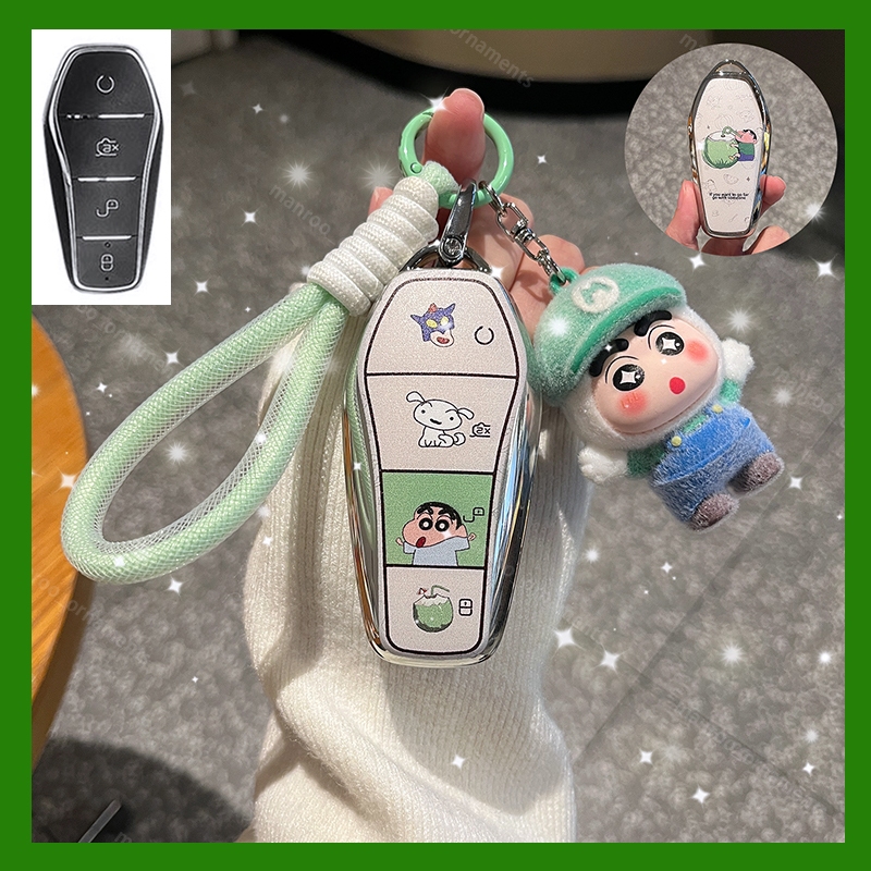 key case เคสกุญแจเหมาะสำหรับ byd sealion 6 BYD dolphin byd sealion 7 atto 3 BYD m6 seal พวงกุญแจ เคสป้องกันรอยกุญแจ