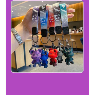 พร้อมส่ง พวงกุญแจหมีน่ารัก พวงกุญแจหมีแฟชั่น หมีท้องฟ้าเต็มไปด้วยดวงดาวเหมาะกับของขวัญวันเทศกาล แบบสร้างสรรค์ สําหรับผู้หญิง และผู้ชาย