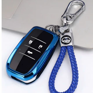 กุญแจรีโมท Toyota ที่ใส่กุญแจพับ เคสรีโมตกุญแจรถยนต์ แบบฝาพับ 4 ปุ่ม สําหรับ Toyota Vios Wish Altis Camry Commuter