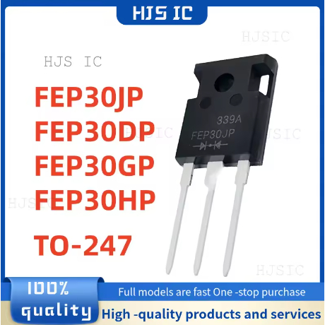5 ชิ้น 100% ใหม่ FEP30DP FEP30JP FEP30GP FEP30HP TO-247 ทรานซิสเตอร์คุณภาพดีที่สุดในสต็อก