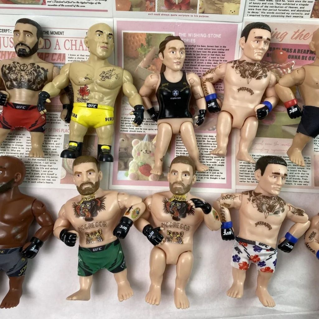 ◇【UFC Action Figure】Joint Movable Big Body Fighting Fan Collection โมเดลรูปต่อสู้ที่ครอบคลุมการตกแต่งสินค้า+แบบ หุ่นจำลอง อะนิเมะ แบบ