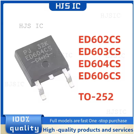 10PCS 100% ใหม่ ED602CS ED603CS ED604CS ED606CS TO-252 Ultrafast recovery ไดโอด rectifier ในสต็อก