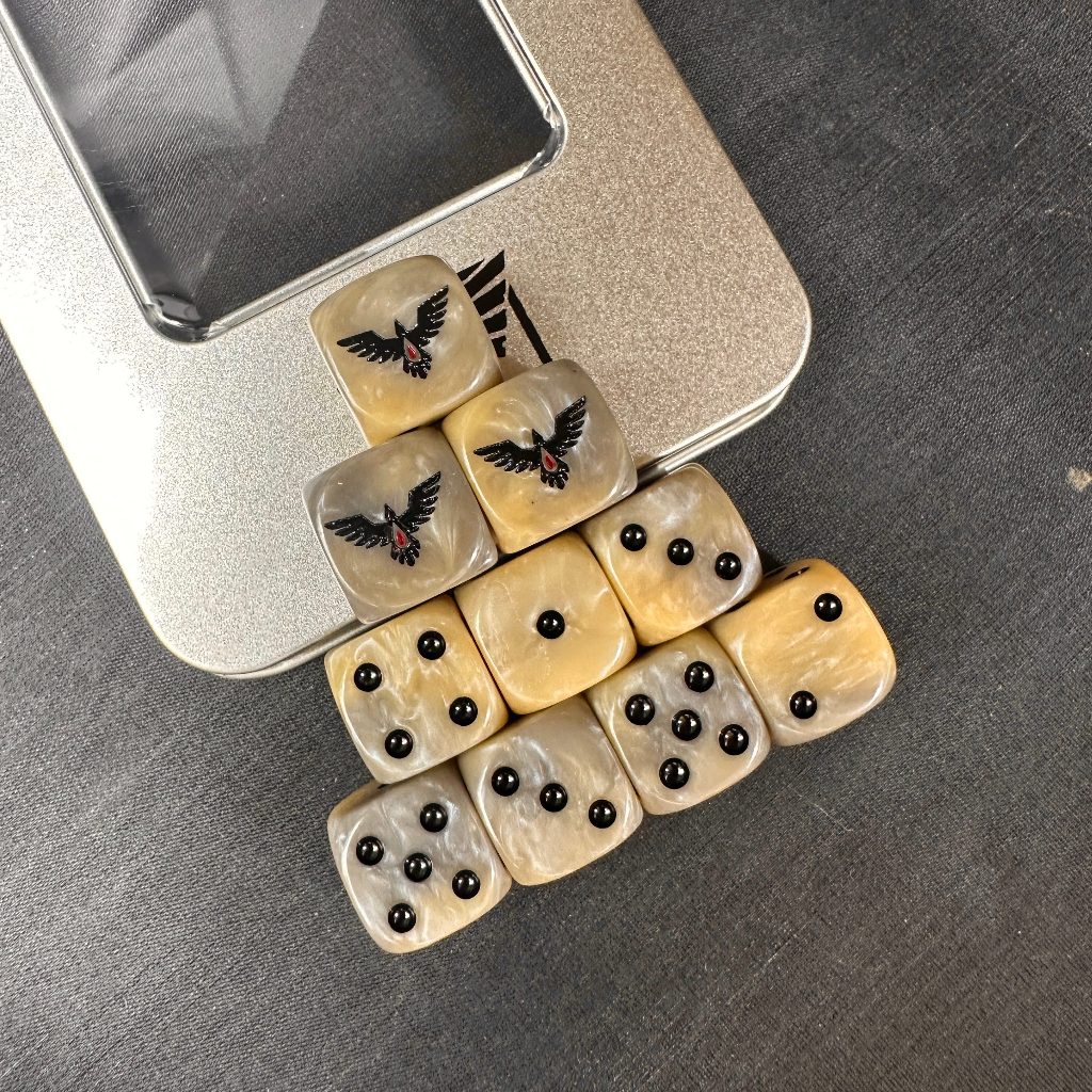 Blood Crow War Group Dice Black Crow Breast Red Blood รูปที่ 4