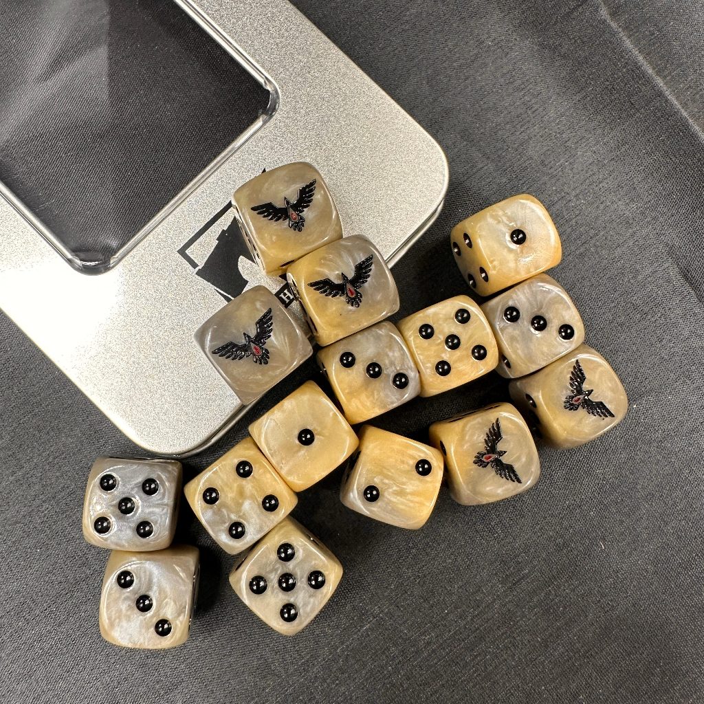 Blood Crow War Group Dice Black Crow Breast Red Blood รูปที่ 5
