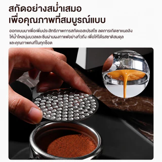 Espresso Puck Screen 58.5mm แผ่นกระจายน้ำกาแฟ Filter Screen สแตนเลส สำหรับเครื่องชงกาแฟ