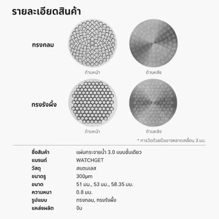 Espresso Puck Screen 58.5mm แผ่นกระจายน้ำกาแฟ Filter Screen สแตนเลส สำหรับเครื่องชงกาแฟ