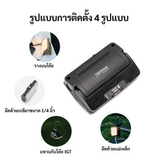 Gooutspringhill ไฟตั้งแคมป์ยุทธวิธี USB ชาร์จ LED เต็นท์โคมไฟกันน้ําติดทนนานบรรยากาศกลางแจ้งไฟฉุกเฉินสําหรับเดินป่าตั้งแคมป์ปิคนิค