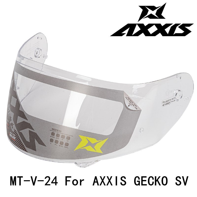 MT-V-24 ชิลด์หมวกกันน็อคเลนส์ Visor สําหรับ AXXIS GECKO SV