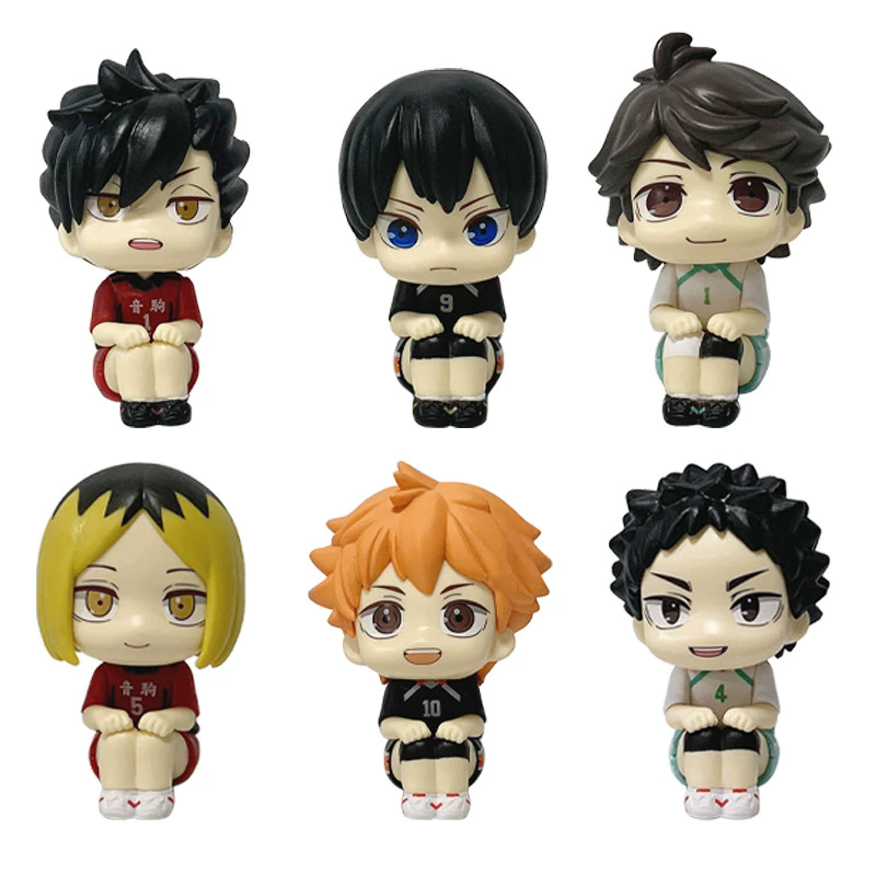รุ่น Q อะนิเมะ Haikyuu รูป Bokuto Kourarou Oikawa Tooru Hinata Shoyo ตุ๊กตาตุ๊กตาของเล่นแฟนของขวัญ
