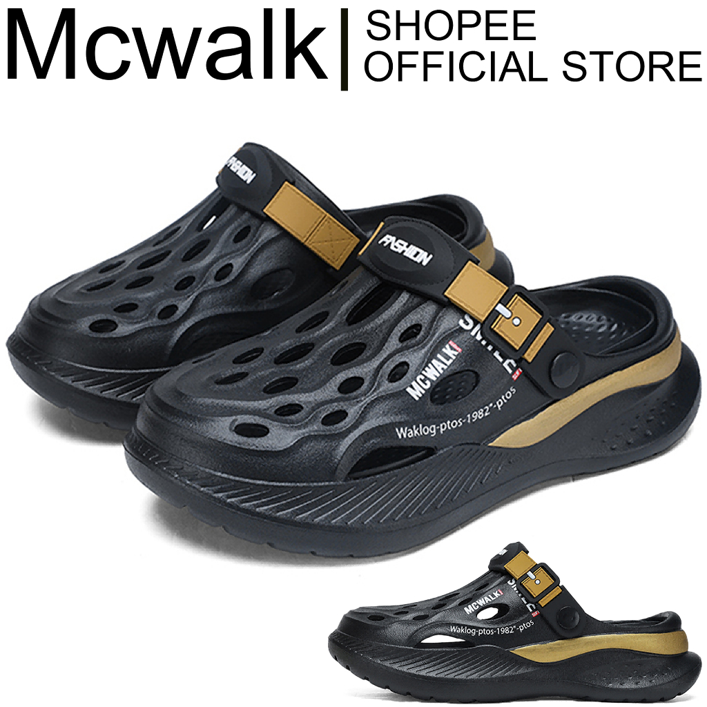 Mcwalk รองเท้าแตะ EVA พื้นหนา นุ่มใส่สบาย กันลื่น รองรับแรงกระแทก หัวโต ผู้ชาย ไซส์ MC2368-1 36-45