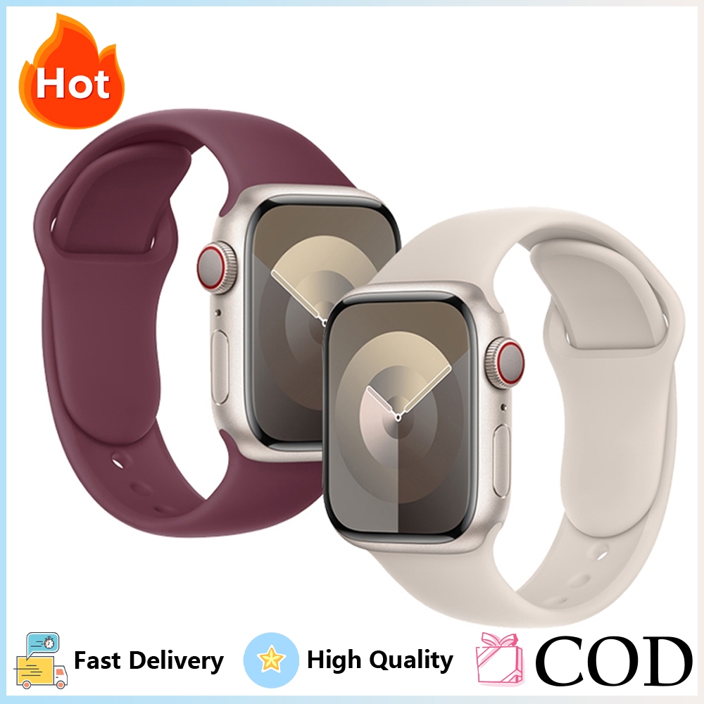ซิลิโคนกีฬาสําหรับ Apple Watch S11 10 9 8 7 6 5 4 3 2 1 49 46 42 44 45 38 40 41 มม. พิเศษ