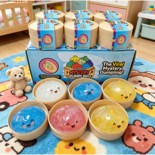 [🇹🇭⚡12hจัดส่ง] 3 ชิ้น Glitter Dumpling ความเครียดบรรเทาของเล่นช้า Rising Dumpling Squishy พร้อมกล่อง Fidget ของเล่นสําหรับเด็กผู้ใหญ่ Anti-Anxiety Gif