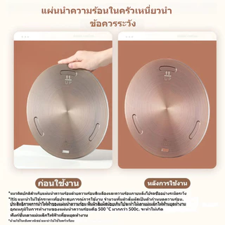 COUR แผ่นนําความร้อน แผ่นแหวนคุณภาพสูง เตาแม่เหล็กไฟฟ้าผ่นนําความร้อนคุณภาพสูงแผ่นแหวนเครื่องกระจายความร้อนเตาป้องกันอุปกรณ์เสริม