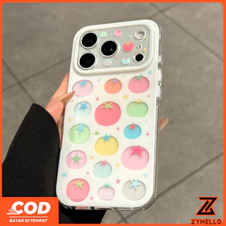เหมาะสําหรับ OPPO A6S A6X A6 A5X A5 5G A5i A60 PRO A3 A3X A5 PRO A3 PRO A38 A79 A58 A18 A57 2022 A17 A95 ง่ายมะเขือเทศสีTPUเคสโทรศัพท์