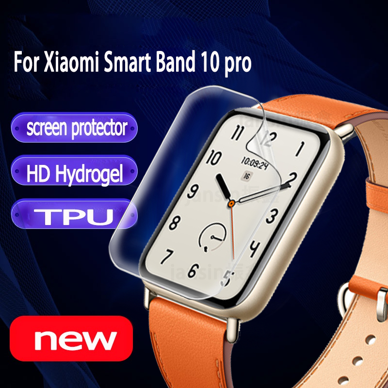 ฟิล์ม สำหรับ Xiaomi Smart Band 10 pro ฟิล์มไฮโดรเจล ฟิล์มTPU สำหรับ band10Pro สร้อยข้อมืออัจฉริยะ