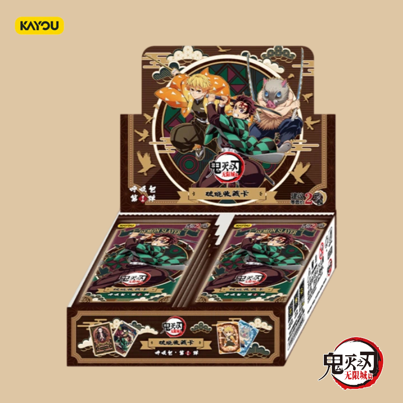 KAYOU ดีมอนสเลเยอร์ - การ์ดสะสมรุ่งอรุณ - แพ็คลมหายใจ Demon Slayer: Kimetsu no Yaiba - Dawn Collection Cards - Breathing Pack