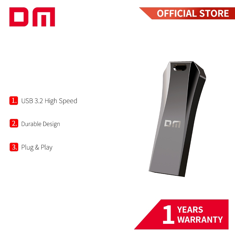DM PD236 ใหม่ล่าสุด Usb 3.2 หน่วยความจํา USB โลหะ 32G 64G 128G USB Flash Disk