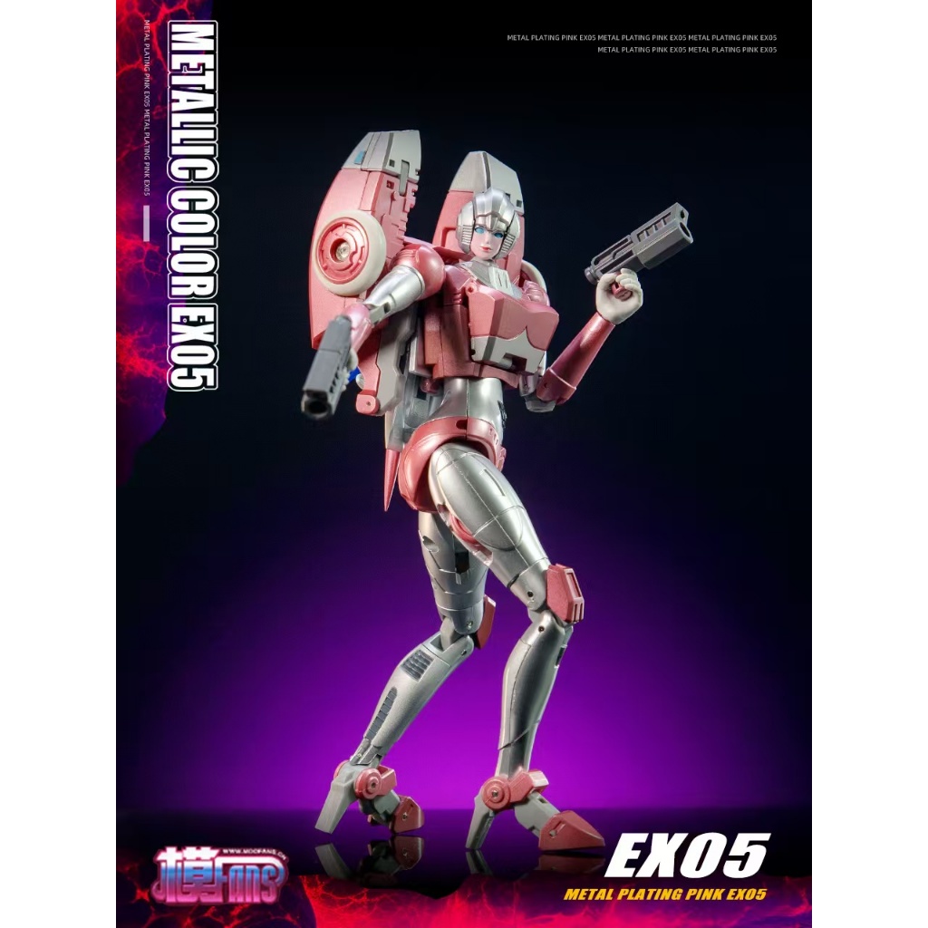 Zeta Toys EX-05 EX05 Arcee Pearl Painting Action Figure หุ่นยนต์แปลงร่าง