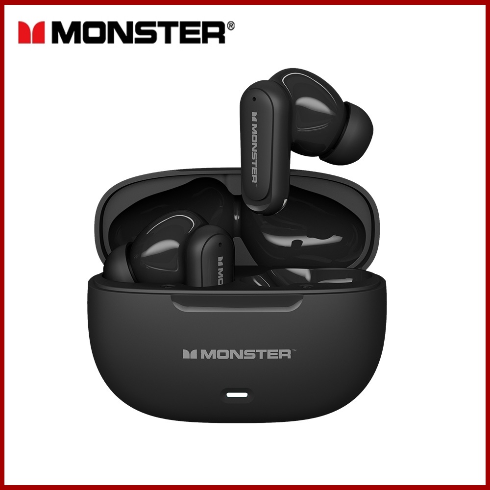 Monster HT20 TWS หูฟังบลูทูธ ANC ลดเสียงรบกวน HIFI สเตอริโอ Bluetooth 6.0 กันน้ำ กีฬา หูฟังไร้สาย