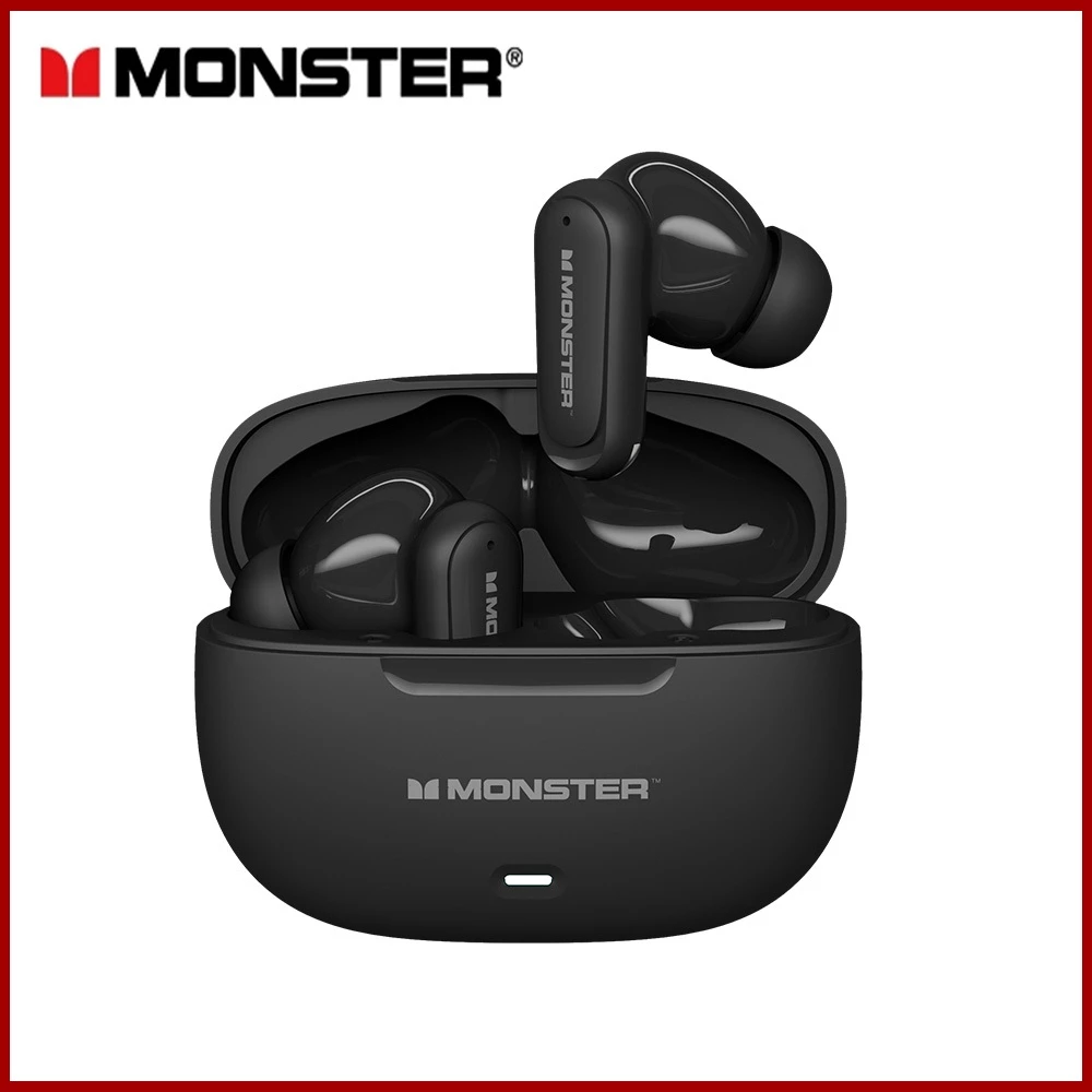 Monster HT20 TWS หูฟังบลูทูธ ANC ลดเสียงรบกวน HIFI สเตอริโอ Bluetooth 6.0 กันน้ำ กีฬา หูฟังไร้สาย