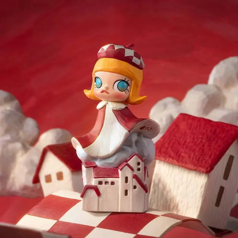 POPMART POPMART MOLLY Along the Road Landscape 20th Anniversary Series รูป Mystery Box ของเล่นของขวัญ