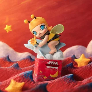 POPMART POPMART MOLLY Along the Road Landscape 20th Anniversary Series รูป Mystery Box ของเล่นของขวัญ