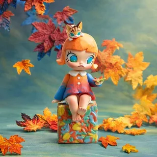 POPMART POPMART MOLLY Along the Road Landscape 20th Anniversary Series รูป Mystery Box ของเล่นของขวัญ