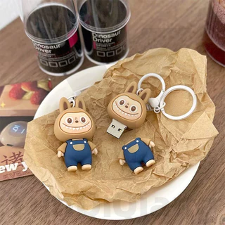 ลดล้างสต๊อก Labubu ตุ๊กตาการ์ตูนสไตล์ไดรฟ์ปากกา USB ไดรฟ์ความเร็วสูง 1GB 2GB 4GB 8GB 16GB 32GB 64GB 128GB 2TB เหมาะสําหรับคอมพิวเตอร์