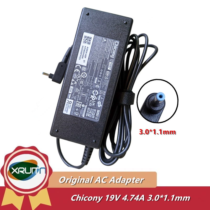Original Chicony A16-090P1A A090A145P 19V 4.74A AC Adapter Charger 90W 3.0x1.0 มม.สําหรับ ACER แล็ปท