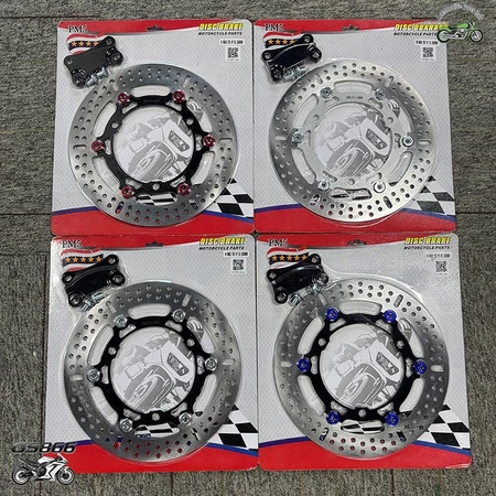CODเหมาะสําหรับ Nmax 155 v1 v2 v3/Aerox 155 v1 v2 v3 ล้อหน้า 260 มม.พร้อมขายึด 3 หลุม