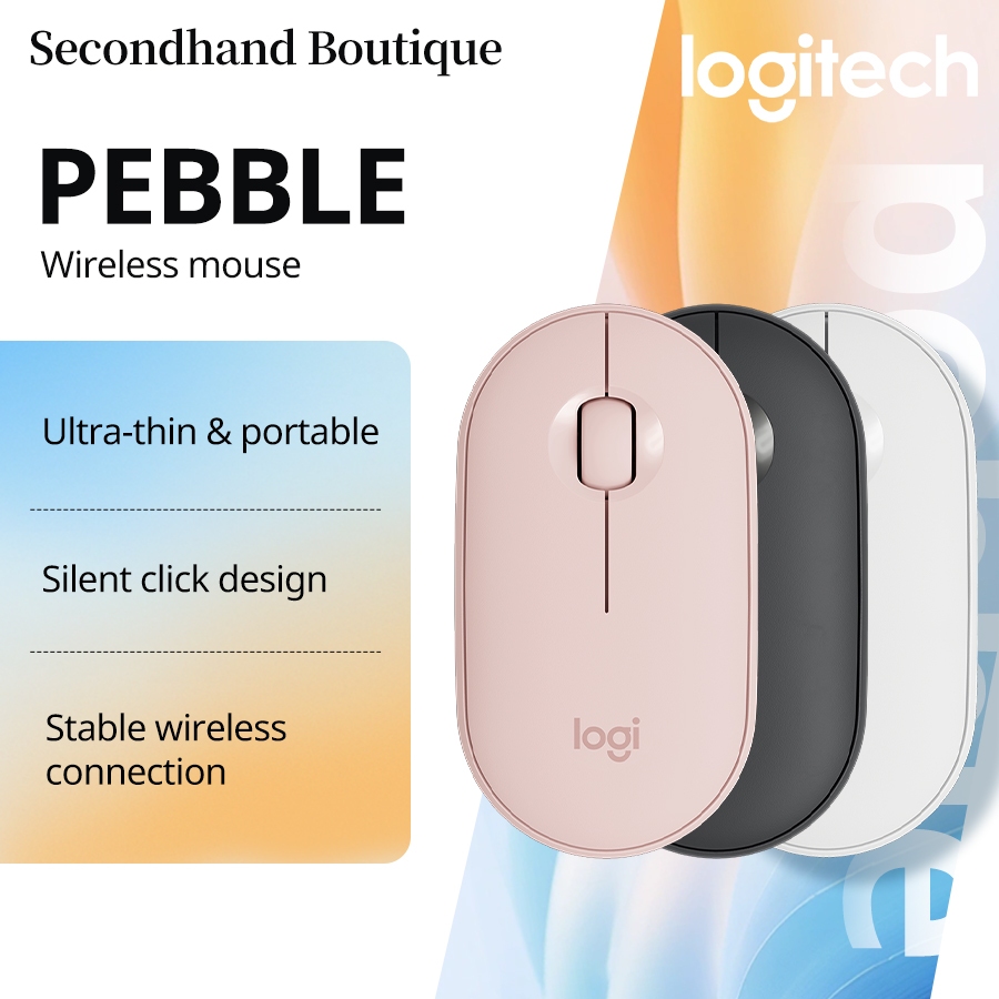Logitech M350 Pebble Pebble Silent Dual Mode Mouse 910-005576/910-005575/910-005541