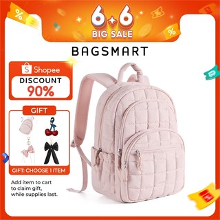 BAGSMART Laptop Backpack Women 15.6 Inch Schoolbag Unisex Large Travel Bagpack for College Commuting