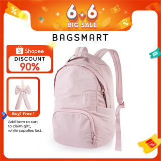 BAGSMART Fashion Backpack Women Travel Bagpack Casual Daypack 15.6 Inch College School Bag Unisex