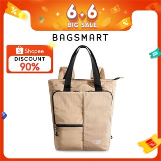 BAGSMART Convertible Tote Backpack Fits 15.6" Laptop, Unisex Lightweight Waterproof Daypack for Travel & School, Stylish Commuter Tote for Daily or Weekend Leisure