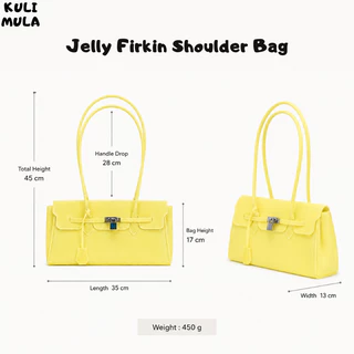 KULIMULA Kiiikiii Jelly Shoulder Bag กระเป๋าเจลลี่ กระเป๋ากันน้ำ สีพาสเทล กระเป๋าโท้ท ใช้งานได้ทุกวัน