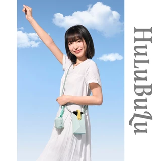 HuluBulu 2026 ชุดกระเป๋าใส่มือถือ+หูฟัง 📱 ใส่ iPhone 17 Pro Max AirPods Pro ได้ วัสดุ EVA กันน้ำกันคราบ สีพาสเทลจับคู่ได้เอง สายถักปรับได้ ดีไซน์เรขาคณิต พกพาไปเที่ยวประจำวัน