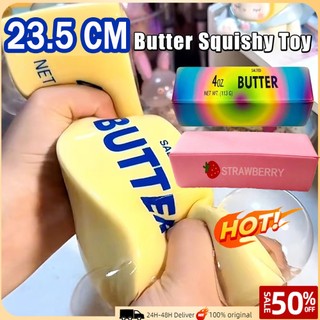 🚀ท้องถิ่น🚀4 ชิ้น 23.5 ซม.บีบของเล่น Butter Stick Squishy ของเล่นช้า Rising Fidget ความเครียดบรรเทาบีบบาร์อิฐ Soft Sensory ความวิตกกังวลออทิสติกของขวัญสําหรับเด็กผู้ใหญ่