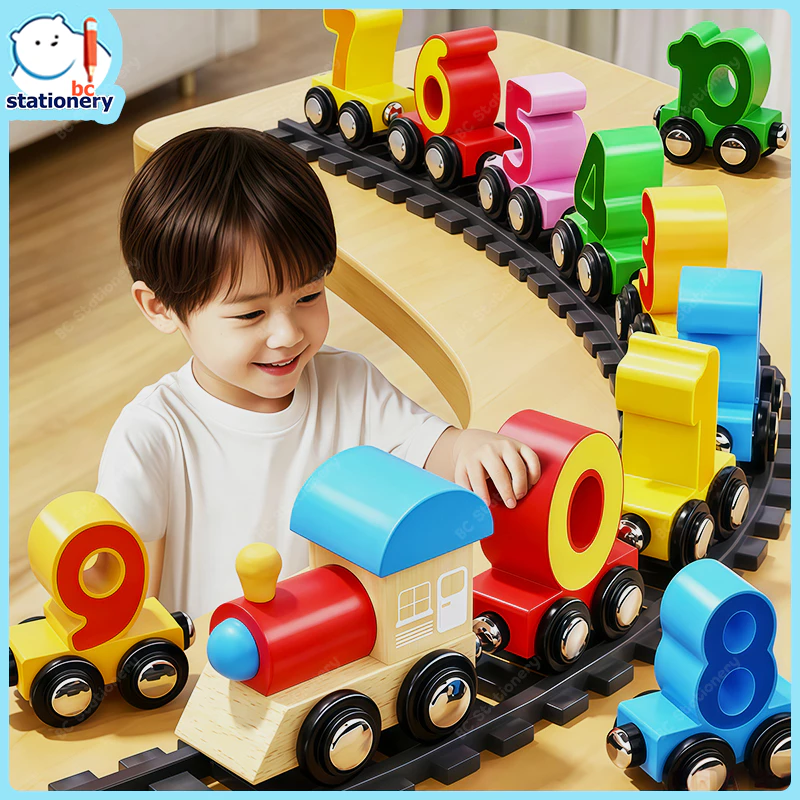 ของเล่นรถไฟแม่เหล็ก STEM เสริมพัฒนาการเด็ก