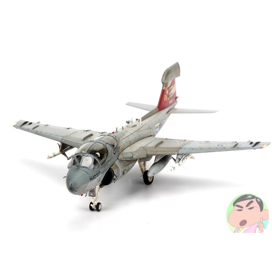 JC Wings 1/72 EA-6B Prowler U.S. NAVY VAQ-136 Gauntlets,USS George Washington,2012 Metal Complete Mo