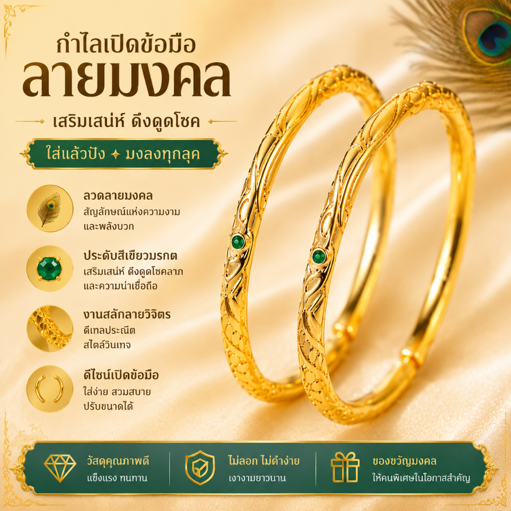กำไลข้อมือเปิดหัวนกยูง สไตล์วินเทจ ลงยาสีสดใส แฟชั่นใหม่ สวยหวาน เรียบหรู ดูแพง แมทช์ง่าย ใส่ได้ทุกวัน