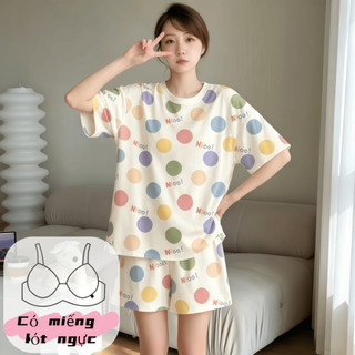 【SIÊU KHUYẾN MÃI】Nâng cấp toàn diện Bộ đồ ngủ nữ form rộng có đệm ngực - Mẫu HOT bán chạy, nhiều kiểu dáng để lựa chọn