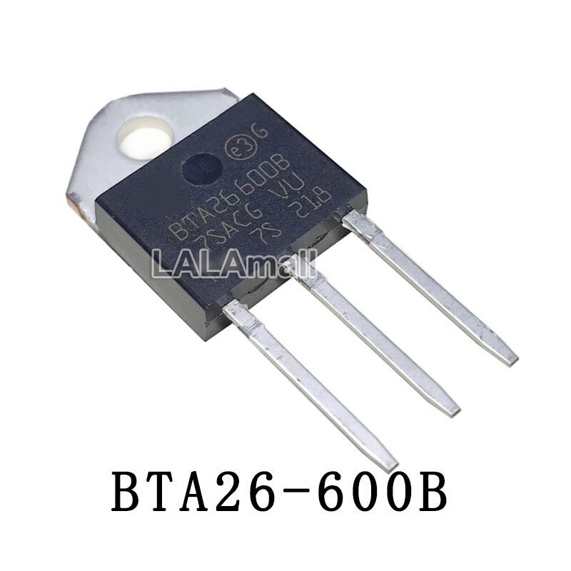 5 ชิ้น BTA26-600B BTA26600B TO-3P 25A/600V Triac Thyrtor ใหม่
