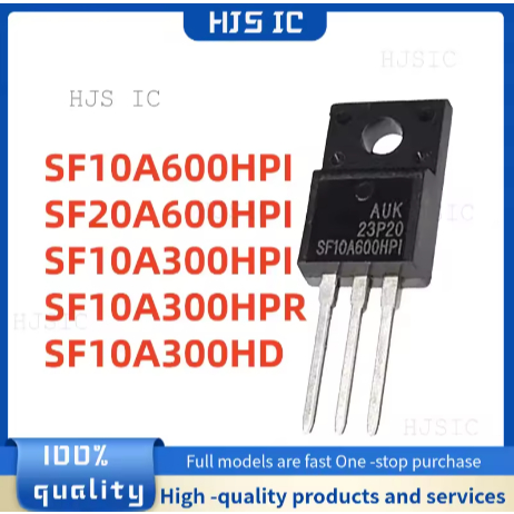 5PCS ยี่ห้อใหม่คุณภาพ SF10A600HPI SF20A600HPI SF10A300HPI SF10A300HPR SF10A300HD TO-220F fast recove