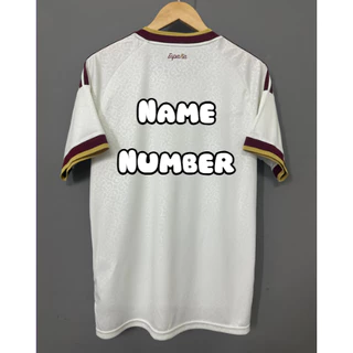 ปรับแต่งได้2026 สเปนเหย้า เสื้อเจอร์ซีย์ แขนสั้น กีฬาลําลอง เสื้อฟุตบอลฟุตบอลโลก