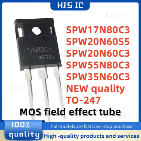 5PCS ใหม่ SPW17N80C3 17N80C3 SPW35N60C3 35N60C3 SPW20N60S5 20N60S5 SPW20N60C3 20N60C3 20N55C3 หลอด M